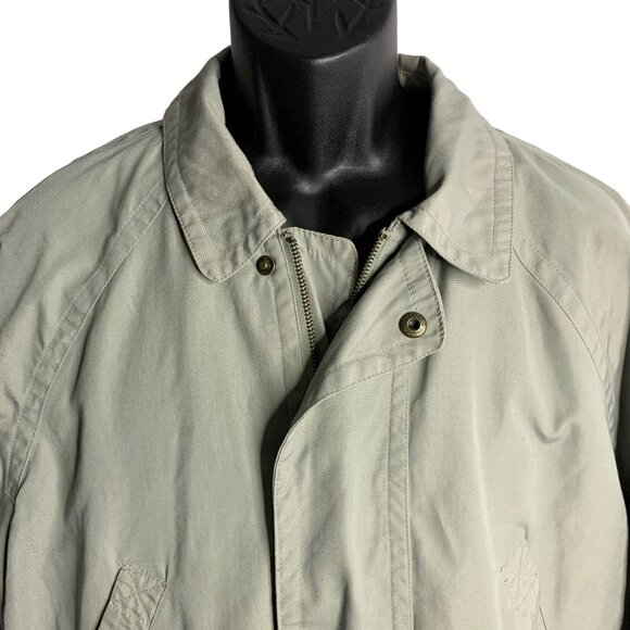 Vintage 90s European Project Utility Jacket L Grey Full Zipper Snaps Pockets - Picture 2 of 8